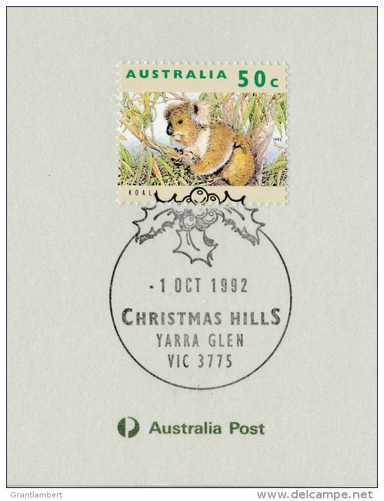 Australia 1992 Seasons Greetings Koala Presentation Pack - Presentation Packs