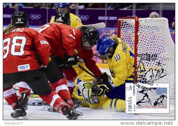 Spain 2014 - XXII Olimpics Winter Games Sochi 2014 Gold Medals Maxicard - Ice Hockey Canada Team - Winter 2014: Sochi