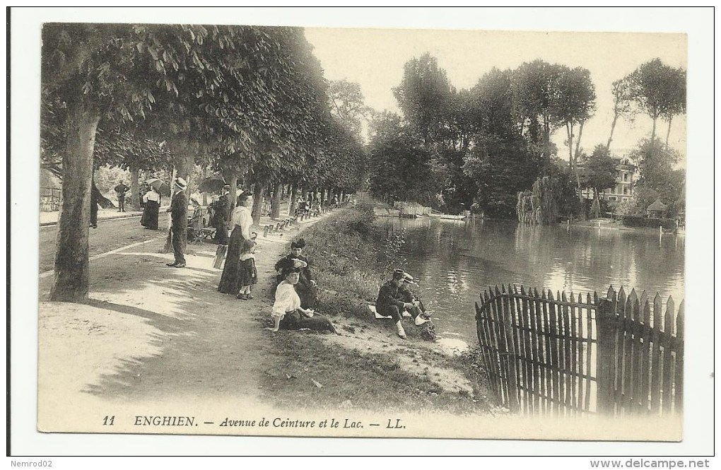 ENGHIEN - Avenue De Ceinture Et Le Lac - Enghien Les Bains