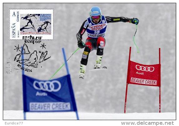 Spain 2014 - XXII Olimpics Winter Games Sochi 2014 Gold Medals Special Maxicard - Ted Ligety - Winter 2014: Sochi