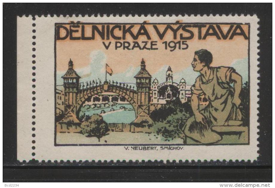 CZECHOSLOVAKIA 1916 PRAHUE WORKERS EXPO HM EVENT POSTER STAMP CINDERELLA ERINOPHILATELIE - ...-1918 Préphilatélie