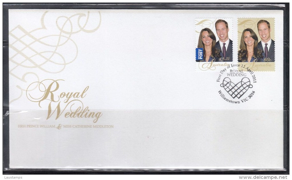 Australia 2011 Royal Wedding, HRH Prince William & Catherine Middleton FDC - FDC