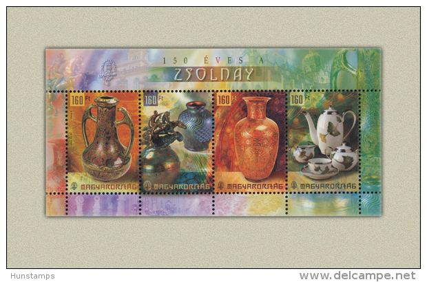 Hungary 2004. Zsolnay Porcelain Ceramia Sheet MNH (**) Michel: Block 289. - Neufs