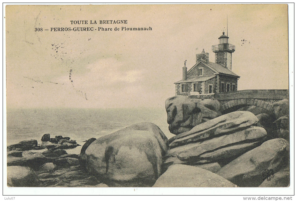 Phare  De Ploumanach  1921 - Lighthouses