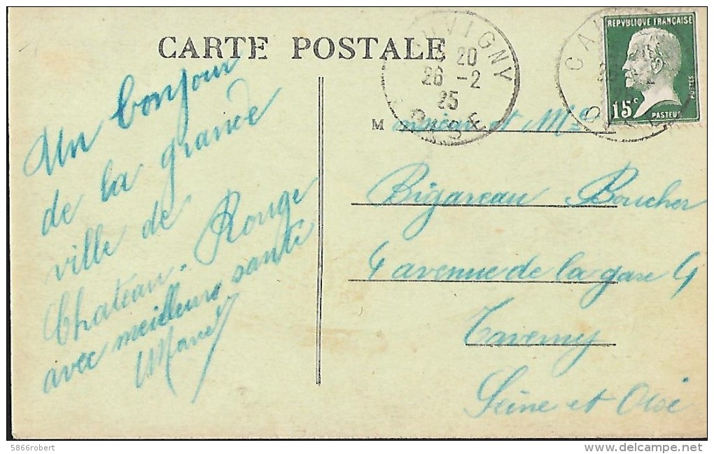 CARTE POSTALE ORIGINALE ANCIENNE : CAUVIGNY ; LA CHAPELLE DE CHATEAUROUGE ; OISE (60) - Other & Unclassified