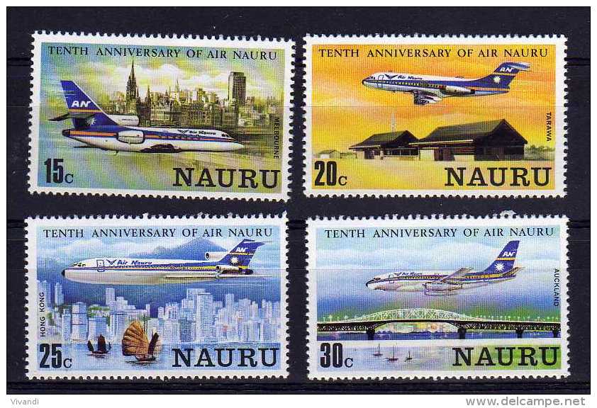 Nauru - 1980 - 10th Anniversary Of Air Nauru - MNH - Nauru