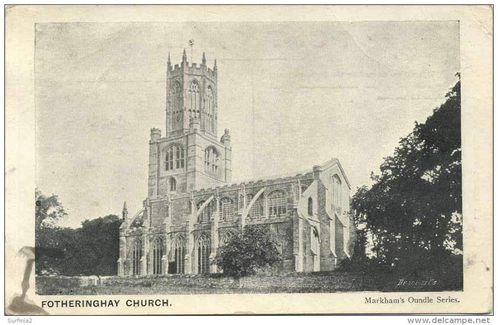 NORTHANTS - FOTHERINGAY CHURCH  N117 - Northamptonshire