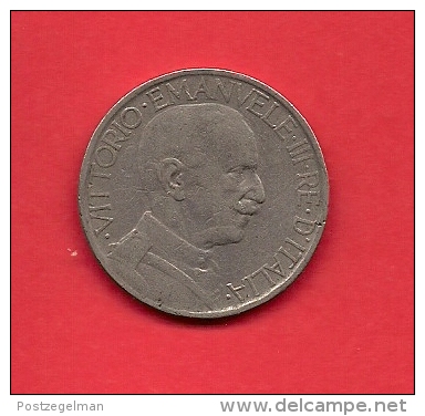 ITALY, 1925, Circulated Coin VF, 2 Lire, Nickel, KM63, C1912 - 1900-1946 : Victor Emmanuel III & Umberto II