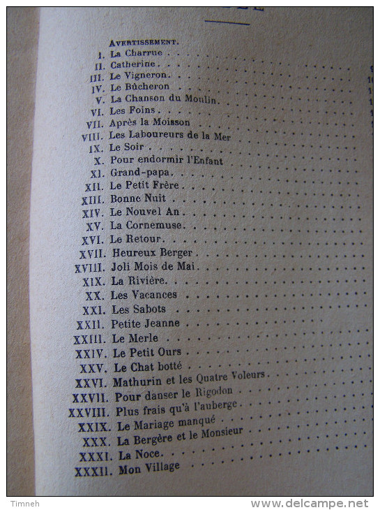 CHANSONS RUSTIQUES A DEUX VOIX POUR LES ECOLES Paroles BOUCHOR De BRAYER 1911  ALPHONSE LEDUC ET CIE - Musique