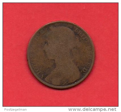 UK, 1885, Circulated Coin VF, 1 Penny, Younger Victoria, Bronze, C1944 - D. 1 Penny