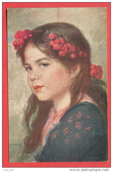 142758 / Germany  Art  Hermann Kaulbach -  Unser Mariechen , Portrait Of A Beautiful Girl - 2699 L.&amp;P. - Kaulbach, Hermann