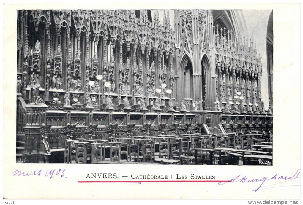 BELGIQUE - ANVERS - ANTWERPEN -  Cathédrale: Les Stalles. - Antwerpen