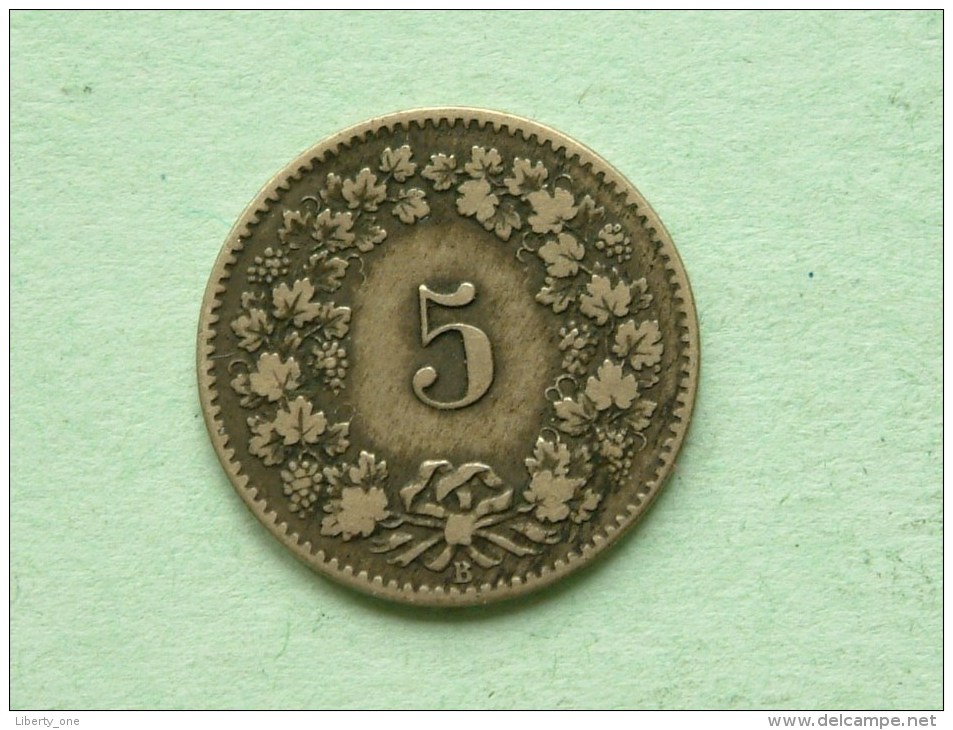 1873 B - 5 RAPPEN / KM 5 ( Uncleaned - For Grade, Please See Photo ) ! - Autres & Non Classés