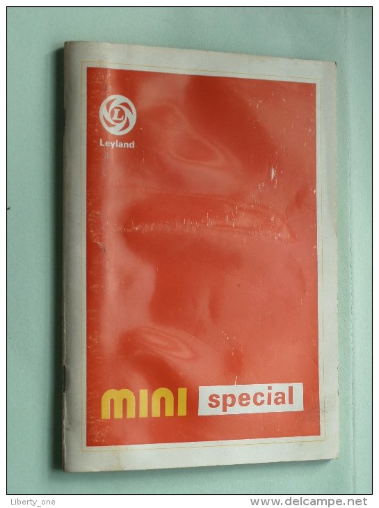 MINI Special Instructieboekje Nederlands / Dutch - Leyland 1977 ( Waterschade / Zie Foto's Voor Details ) - Auto's