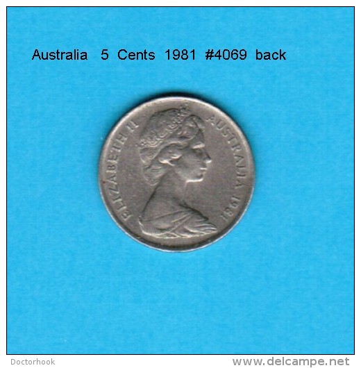 AUSTRALIA   5  CENTS  1981  (KM # 64) - 5 Cents