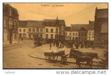 TUBIZE « Le Marché » Imp. N. Philippart-Pierlot (1913) - Tubize