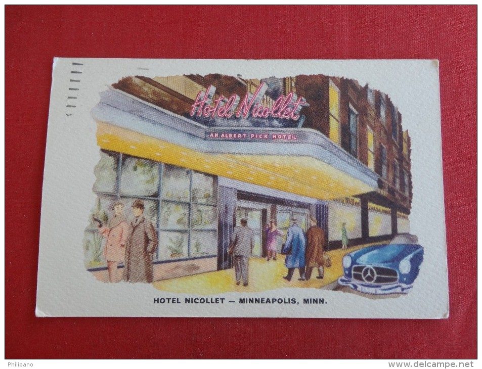 - Minnesota > Minneapolis Hotel Nicollet  1957  Cancel   Ref 1247 - Minneapolis