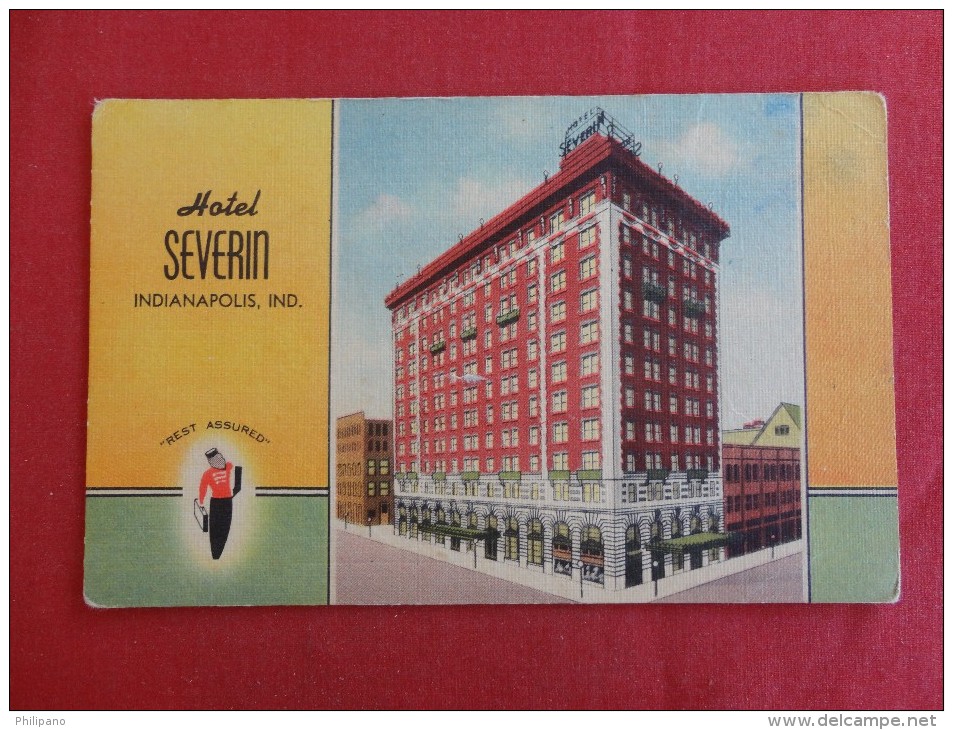 - Indiana > Indianapolis  Hotel Severin   Not Mailed  Ref 1247 - Indianapolis