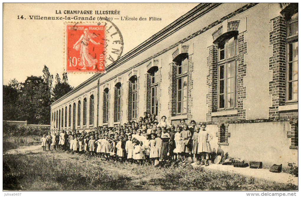 VILLENAUXE LA GRANDE (10) école Des Filles - Other & Unclassified
