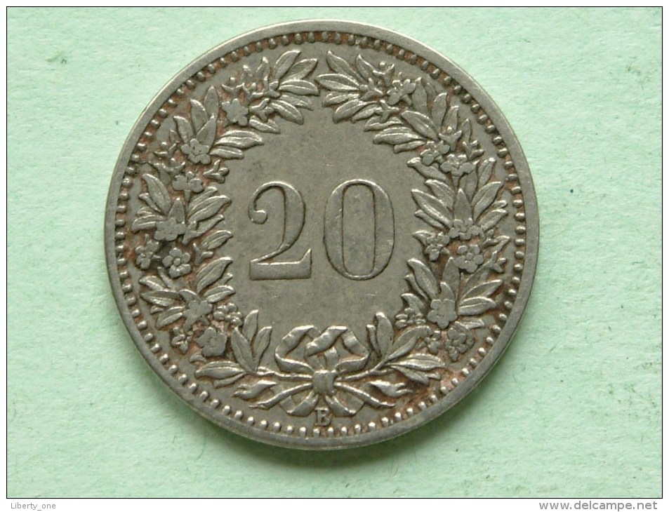 1891 B - 20 RAPPEN / KM 29 ( Uncleaned - For Grade, Please See Photo ) ! - Autres & Non Classés