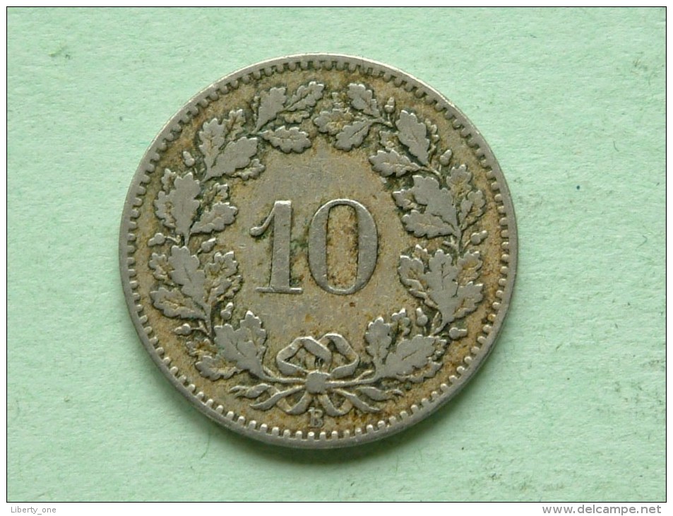 1880 B - 10 RAPPEN / KM 27 ( Uncleaned - For Grade, Please See Photo ) ! - Autres & Non Classés