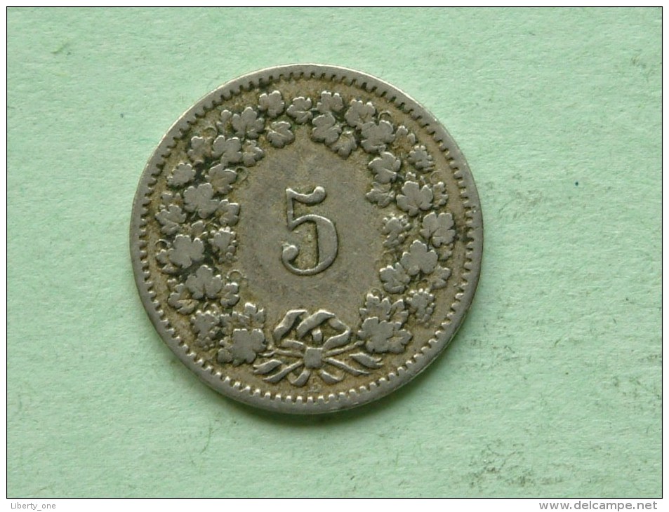 1883 B - 5 RAPPEN / KM 26 ( Uncleaned - For Grade, Please See Photo ) ! - Autres & Non Classés