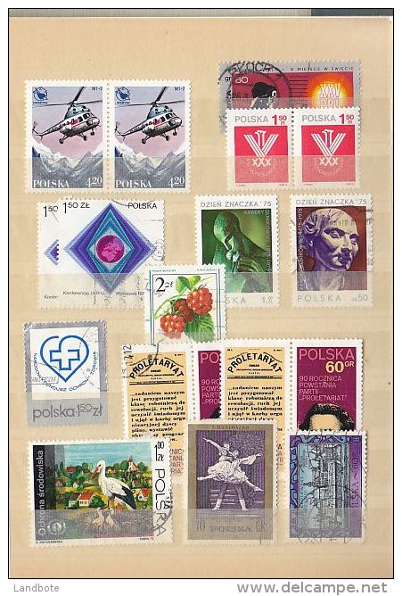 Used And Unused Stamps - Gelaufene Und Postfrische Briefmarken - Colecciones