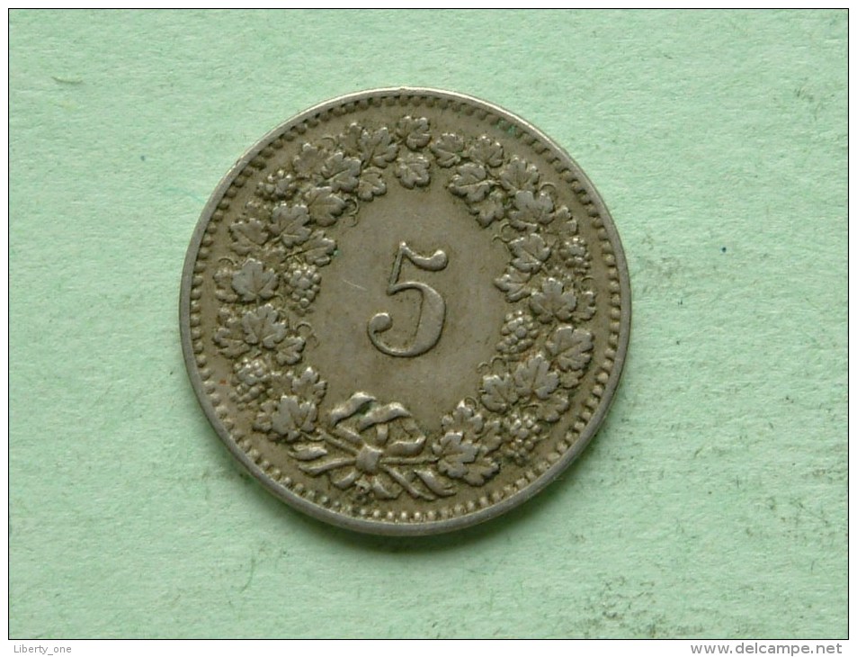 1895 B - 5 RAPPEN / KM 26 ( Uncleaned - For Grade, Please See Photo ) ! - Autres & Non Classés