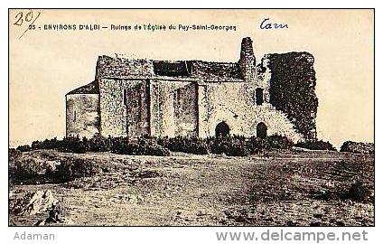 Puy Saint Georges  156          Ruines De L'église Du Puy Saint Georges  . - Autres & Non Classés