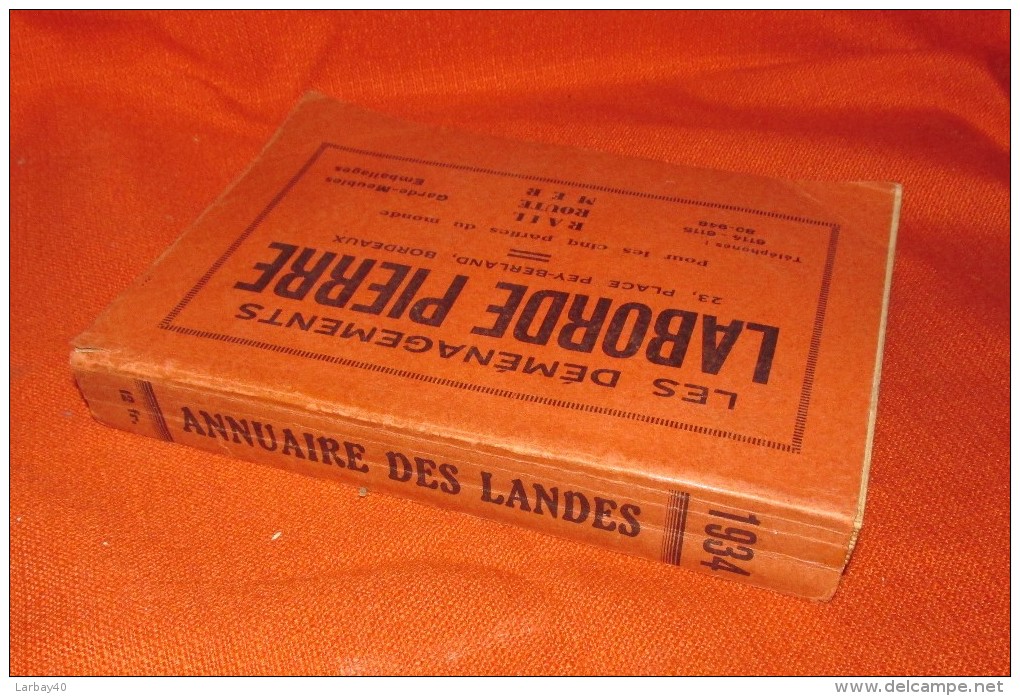 Annuaire Landes 1934 - Telefonbücher