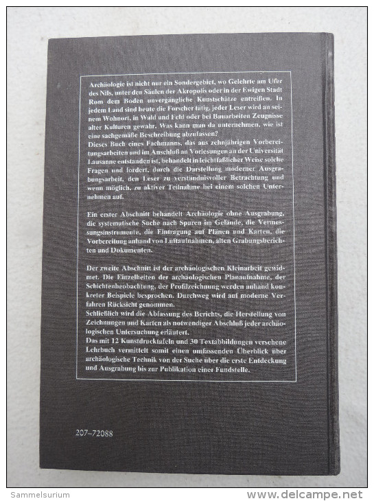 Georg Theodor Schwarz "Archäologische Feldmethode" Anleitung Für Heimatforscher, Sammler Und Angehende Archäologen - Arqueología