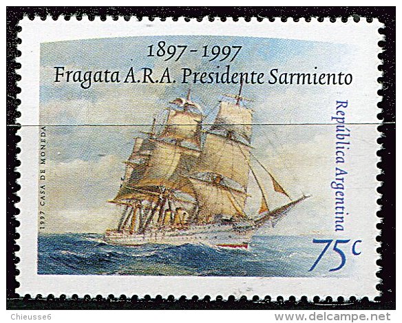 CL. 104 - P.3 - Argentine ** N° 1994 - Cent. De La Frégate A.R.A "Présidence Sarmiento" - Nuevos