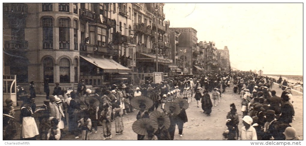 Vers 1920 CARTE PHOTO - FOTOKAART CARNAVAL OSTENDE ? BLANKENBERGE ? - Antiche (ante 1900)