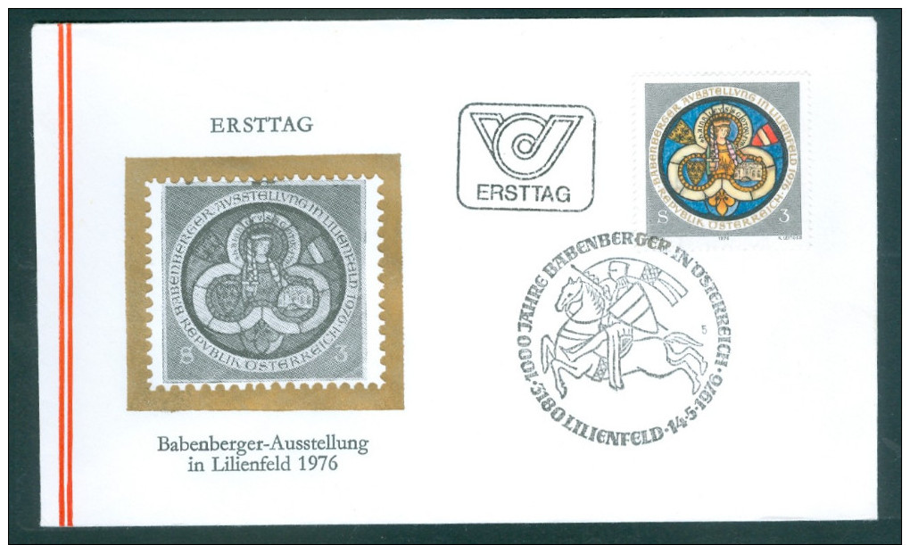 ÖSTERREICH - FDC Mi-Nr. 1514 - Babenberger-Ausstellung, Lilienfeld Stempel Lilienfeld (6) - FDC