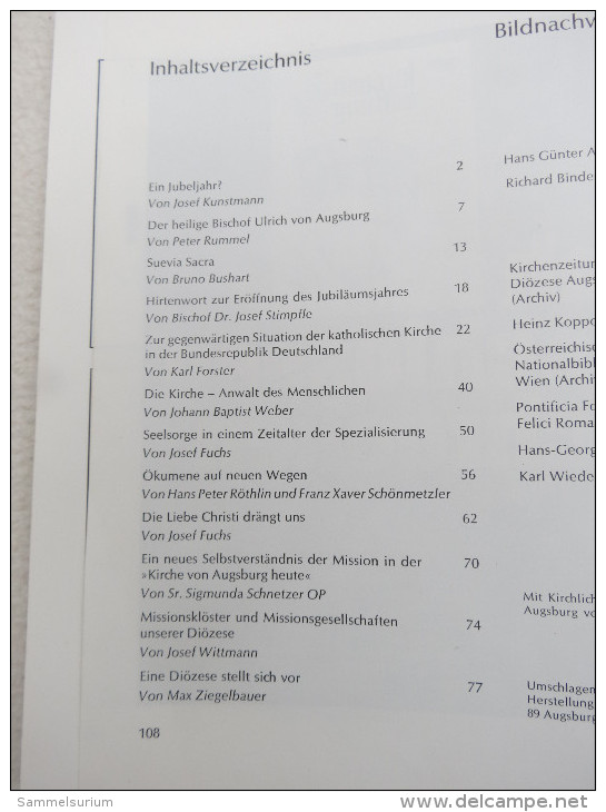 Martin Achter/Josef Fuchs "Jubiläumsschrift St. Ulrich 973-1973" - Christianism