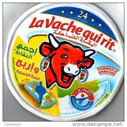 Étiquette De Boite De Fromage  " La Vache Qui Rit"-24 Portions - Fromage