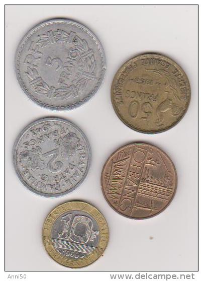 Lot Frankreich, ältere U, Neuere Münzen, Ansehen - Collections