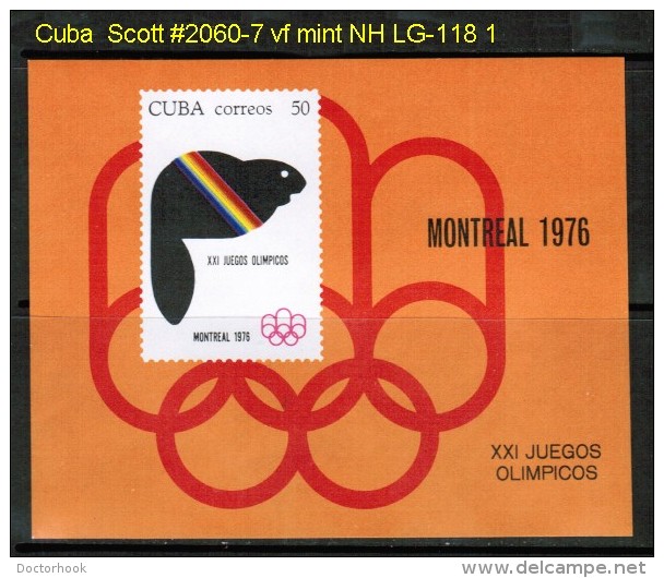 CUBA   Scott # 2060-7**  VF MINT NH - Unused Stamps