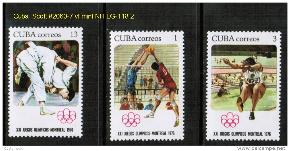 CUBA   Scott # 2060-7**  VF MINT NH - Unused Stamps