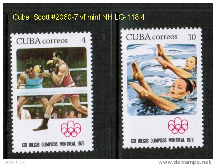 CUBA   Scott # 2060-7**  VF MINT NH - Nuevos