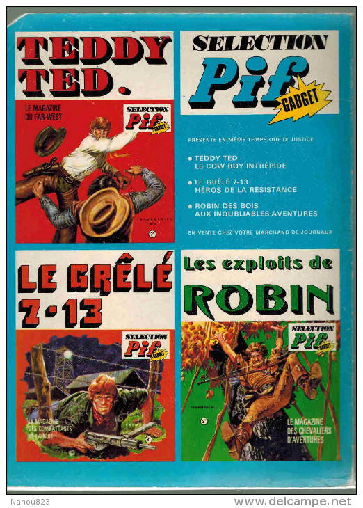 PIF Dr JUSTICE N° 2  - Année 1973 : Le Magazine Des Judokas  Article Illustré Jean Paul COCHE  JO Munich - Pif - Autres