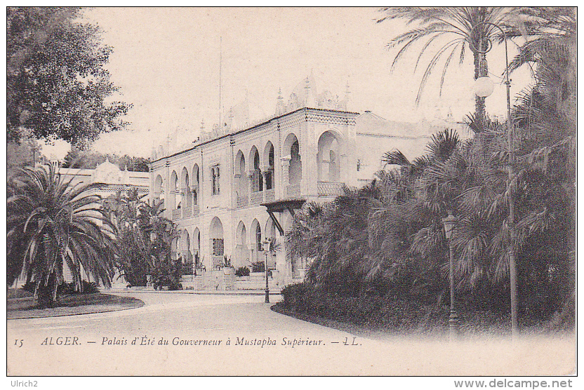 CPA Alger - Palais D'Étè Du Gouverneur à Mustapha Supérieur (1952) - Algerien