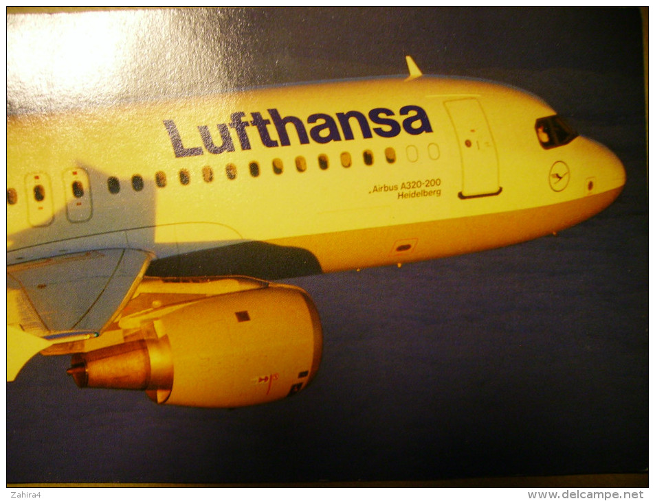 LA - Lufthansa  Airbus A320-200 -  En Vol ?  -  Gros Plan - 1946-....: Moderne