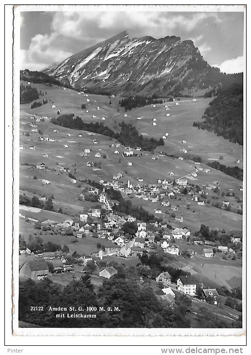 SUISSE - AMDEN ST. G. Mit Leistkamm - Amden