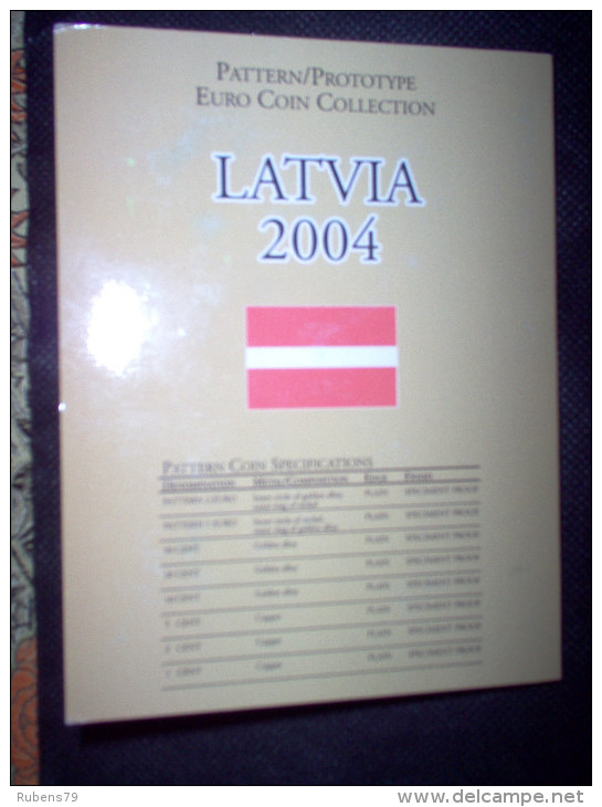 LETTONIA 2004 FOLDER EUROPROVA FDC - Lettonie
