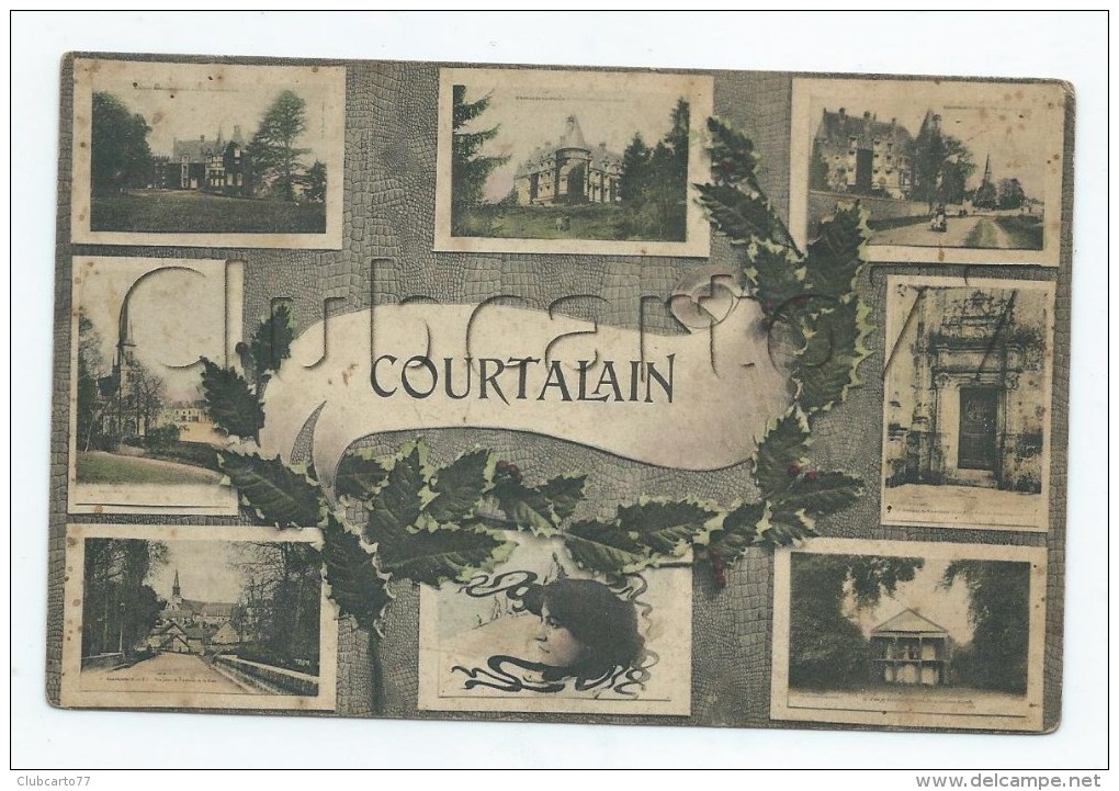 Courtalain (28) : 8 Vues En 1910 (animé) PF. - Courtalain