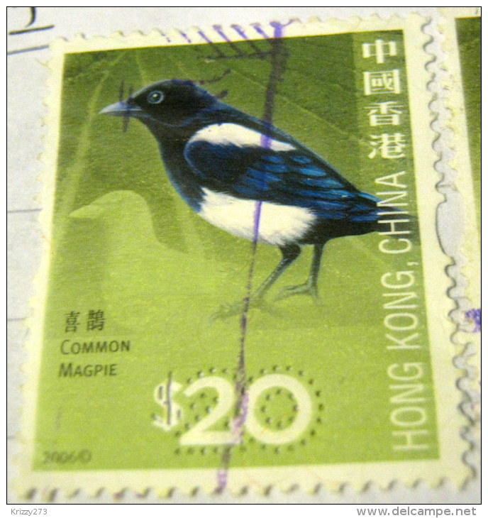 Hong Kong 2006 Bird Common Magpie $20 - Used - Gebruikt