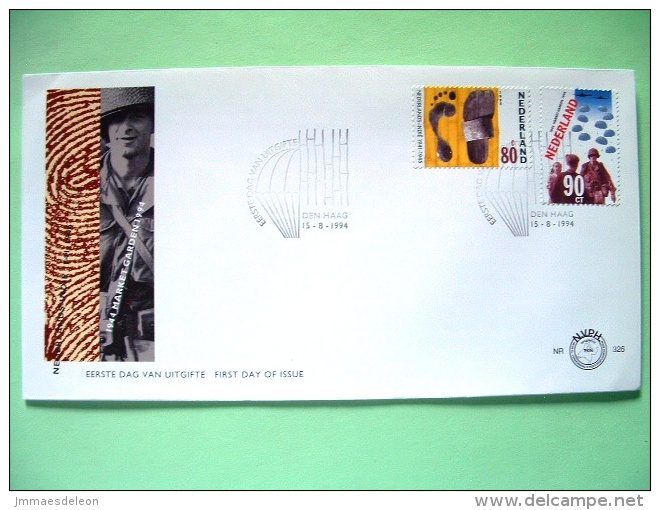 Netherlands 1994 FDC Cover - War In Dutch East Indies - Parachutes - Soldiers - Foot - Storia Postale