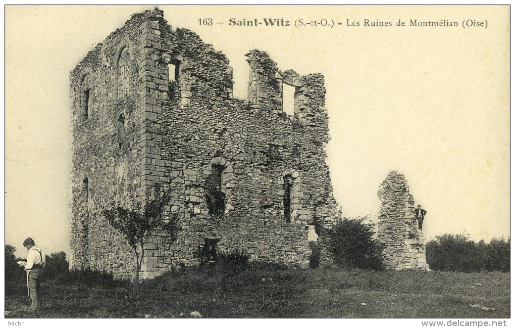 CPA   (95 ) SAINT WITZ Less Ruines De Montmelian - Saint-Witz