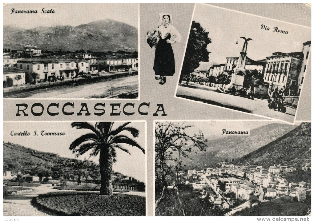 ROCCASECCA (FROSINONE) VEDUTINE 1971 - Frosinone
